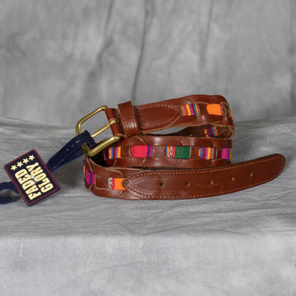 Vintage leather belt